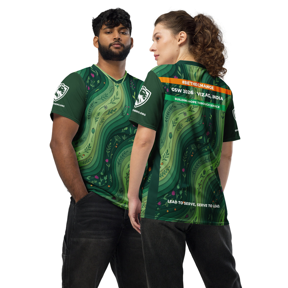 Slab Merch Global Service Week (GSW) Sports Jersey - Green – DGRS LABS